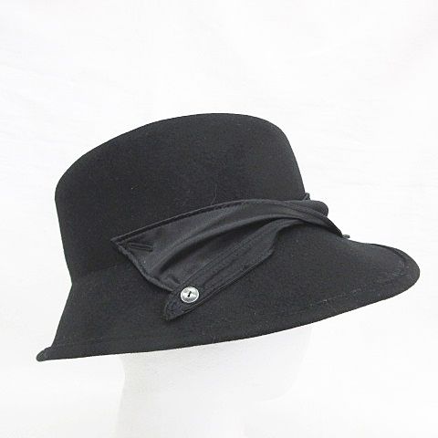 カシラ CA4LA ハット 中折れハット フェルトハット ウール 黒 ブラック
