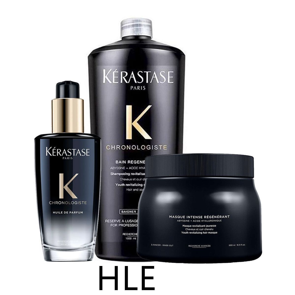 【新品未開封】ケラスターゼ KERASTASE CHクロノロジスト3ステップセット 1000ml/500ml/100ml