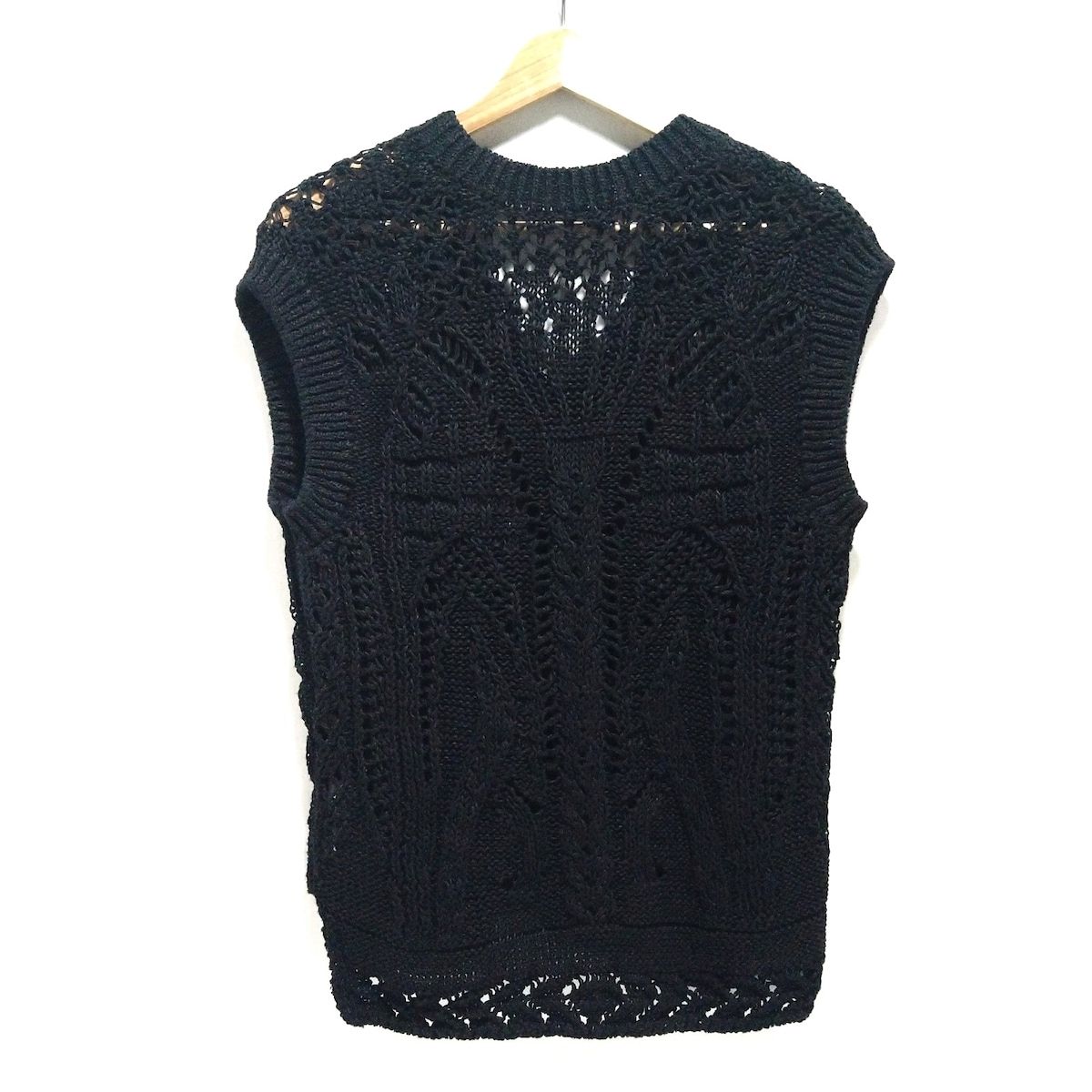 mame kurogouchi マメ クロゴウチ ベスト サイズ1 S レディース - 黒 ニット
