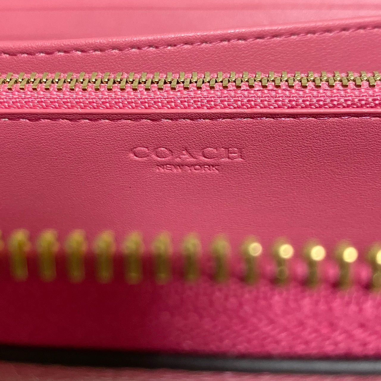 COACH 長財布 ホース アンド キャリッジ C5889 ピンク - 【国内在庫