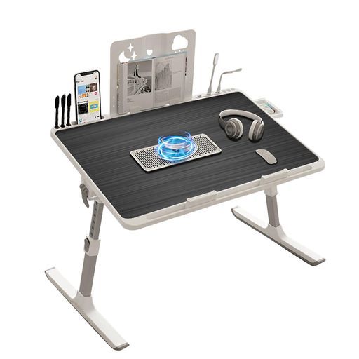 在庫処分】40kg荷重 パソコンテーブル 表面PVC加工 ブックスタンド付き