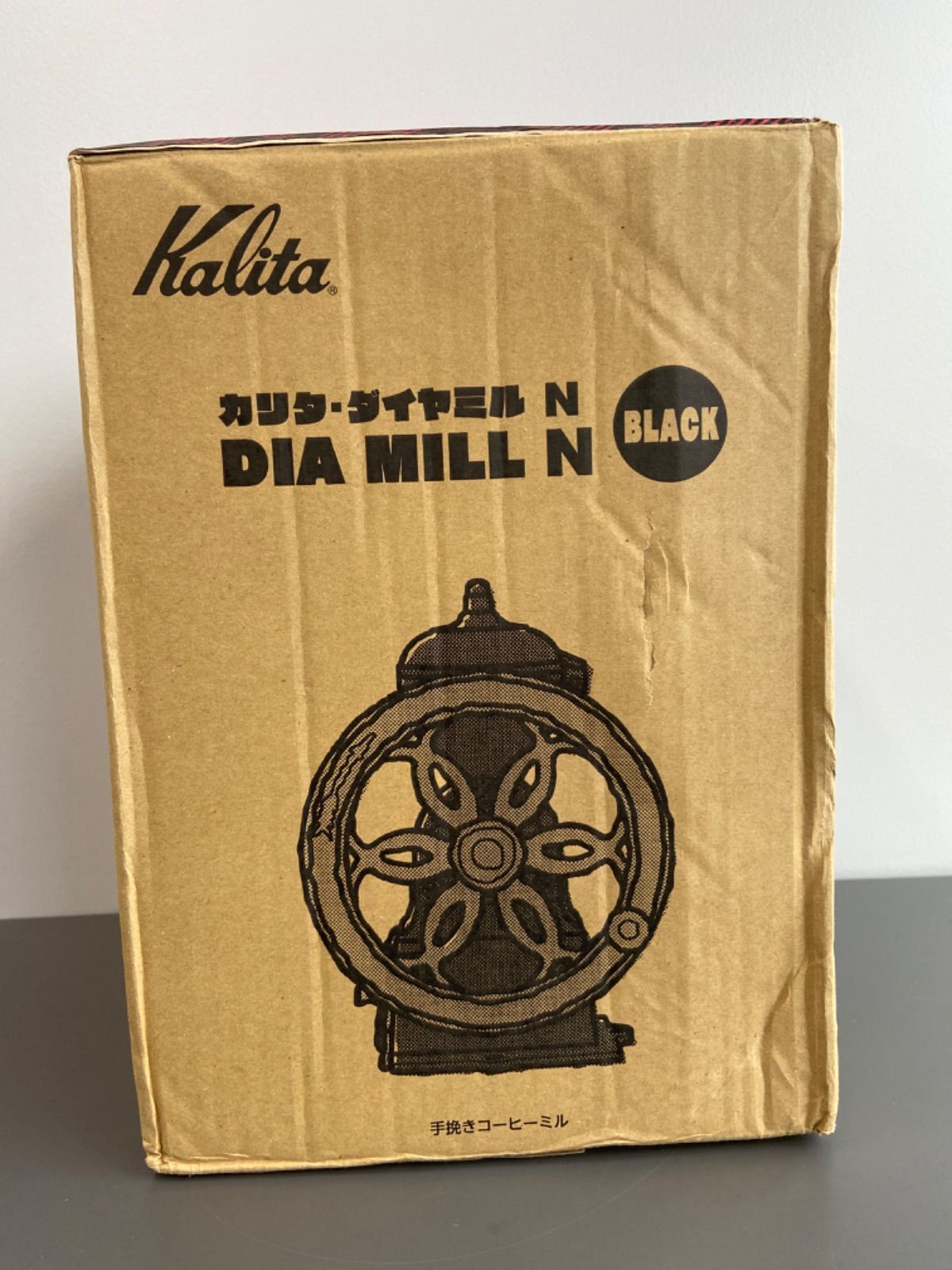 Kalita - カリタ Kalita コーヒーミル ダイヤミル ブラック N Amazon｜カリタ Kalita コーヒーミル 鋳物 丈夫な鋳鉄製カッター
