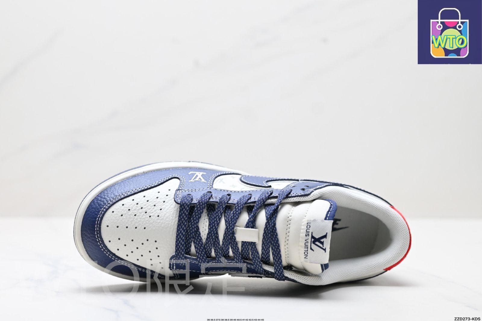 全新♥Nike Dunk Low Retro DIYハイエンドカスタム ルイ ヴィトンコラボ ローカットスニーカー-WTO輸入1