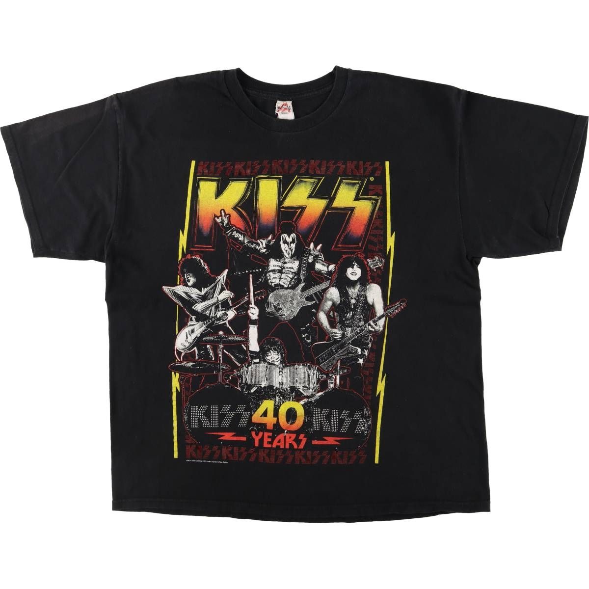 古着 ALSTYLE APPAREL and ACTIVEWEAR KISS キッス バンドTシャツ バンT メンズXL相当|eaa541539