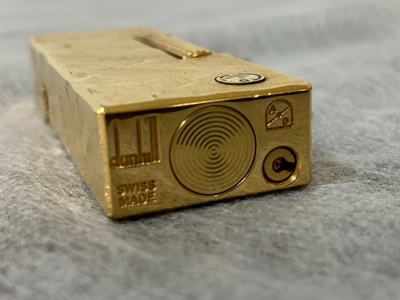 1円スタート】 DUNHILL ライター ダンヒル 火花確認済み ゴールド