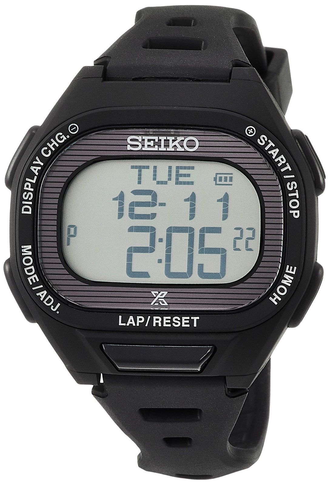 在庫処分 デジタル 薄型ランナーズ ソーラー ソフトポリウレタンバンド Runners Super SBEF055 プロスペックス 腕時計 ブラック セイコーウォッチ