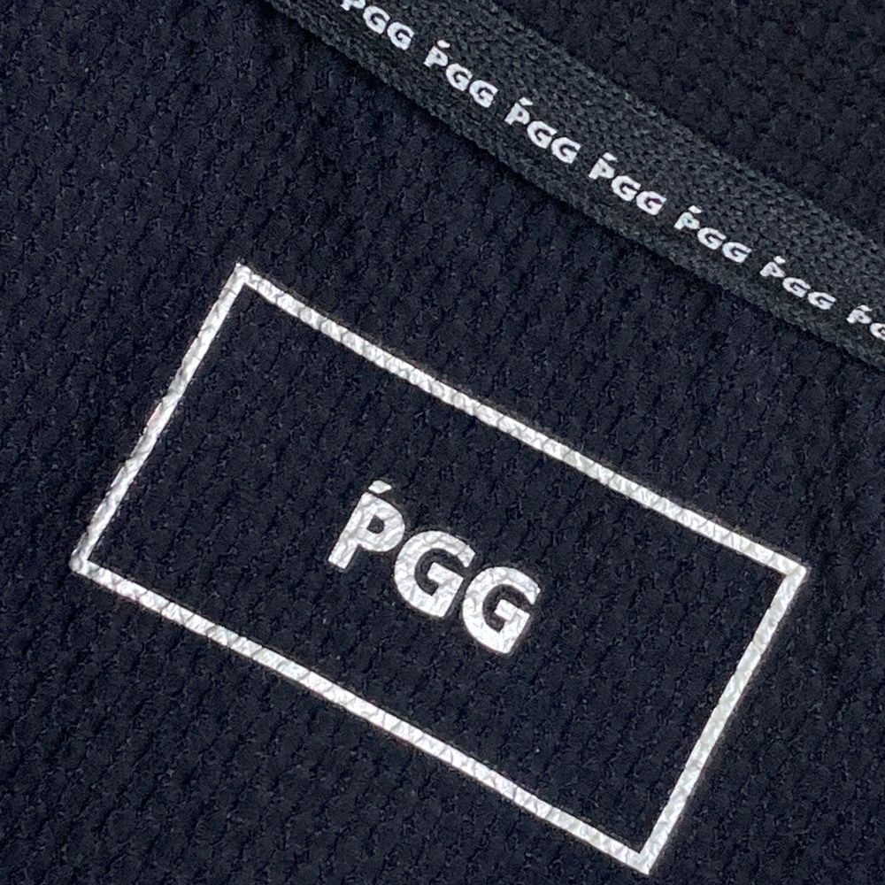 サイズ：1 PGG PEARLY GATES パーリーゲイツ 半袖ポロシャツ ブラック