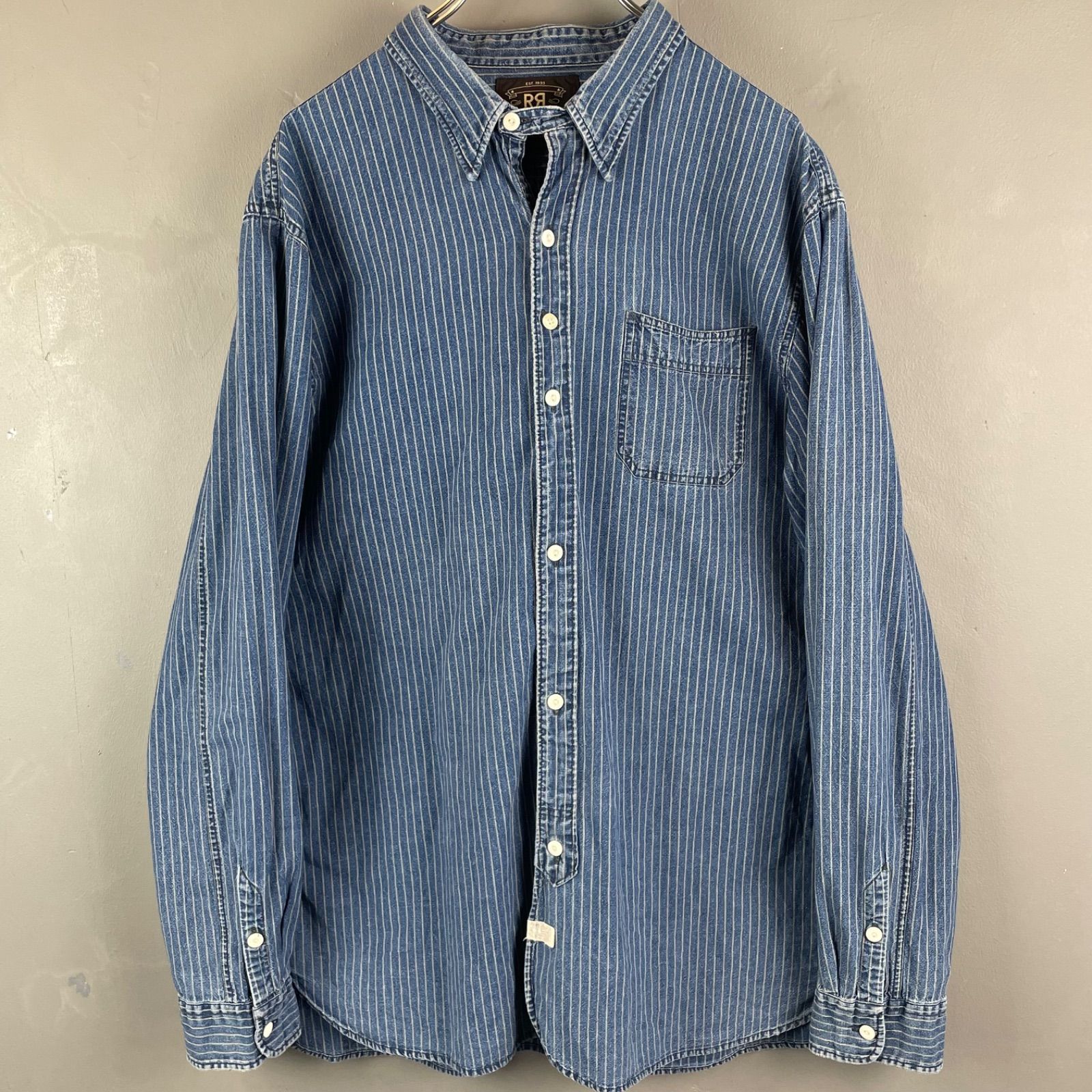 RRL デニムシャツ 長袖シャツ RRL デニムシャツ 長袖 100%コットン
