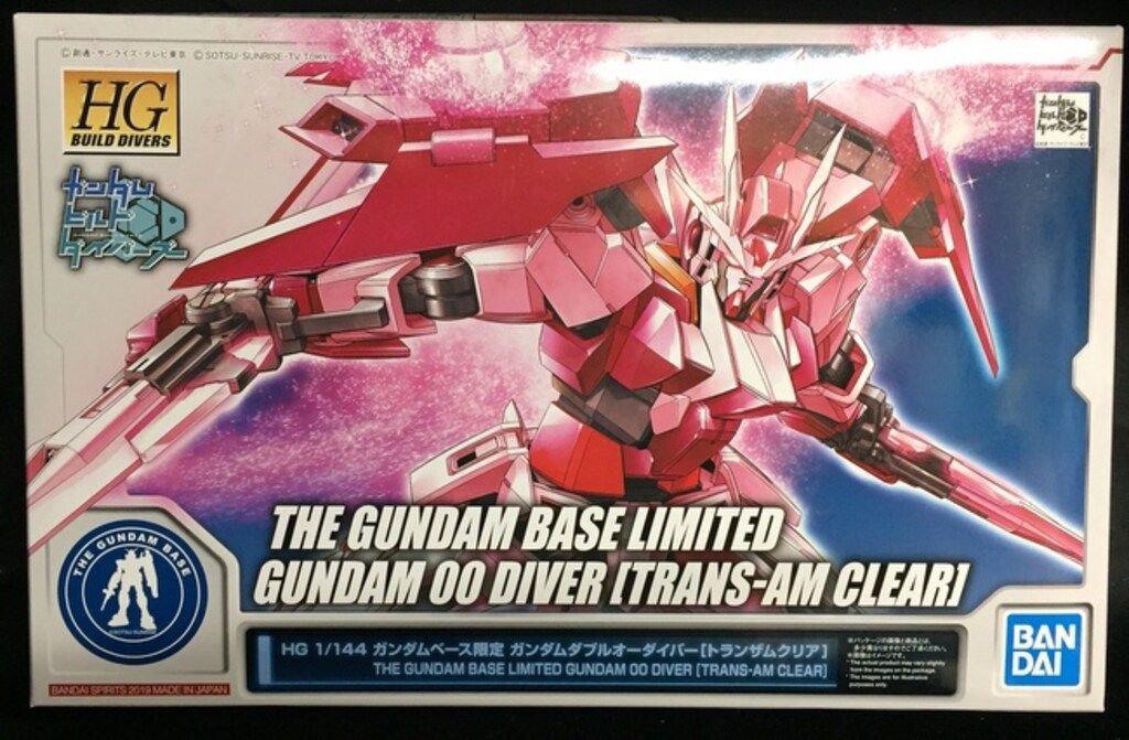 ミ*す様 HGダブルオーダイバートランザムクリア　ディナイアルガンダム　ガンダム HGBD 1/144 ガンダムベース限定 ガンダムダブルオーダイバー