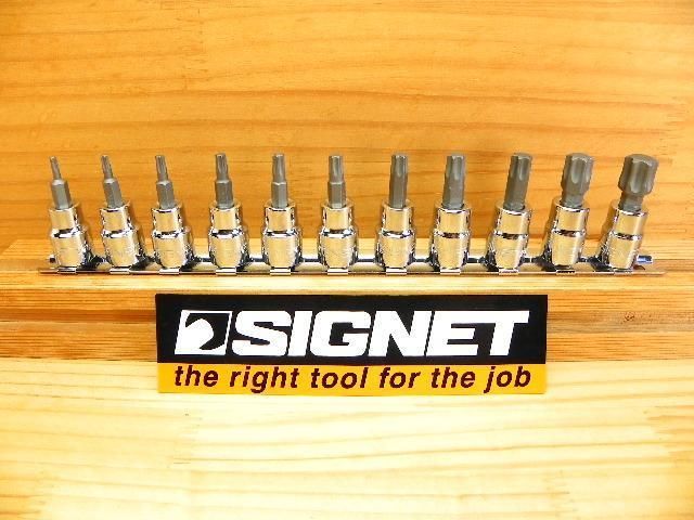 シグネット3|8 9.5 sqトルクス ソケットレンチ11点セット *SIGNET