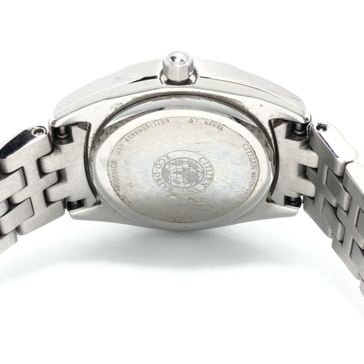 極美品CITIZENシチズン 8Pダイヤインデックス ホワイトソーラー 