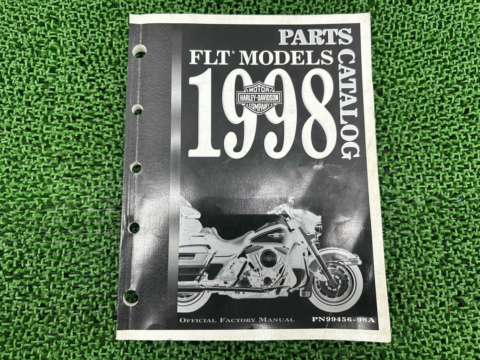 FLT パーツリスト 英語版 ハーレー 正規 バイク 整備書 1998年FLTモデル ツーリング パーツカタログ 車検 パーツカタログ 整備書 Vo