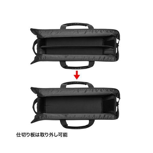 サンワサプライ らくらくPCキャリー 鍵付き BAG-BOX2BK3 MEBLE-SODAR_PL