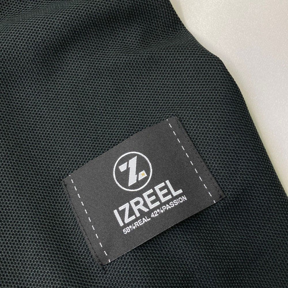 サイズ：XL IZREEL イズリール 長袖ポロシャツ ボタンダウン カーキ系