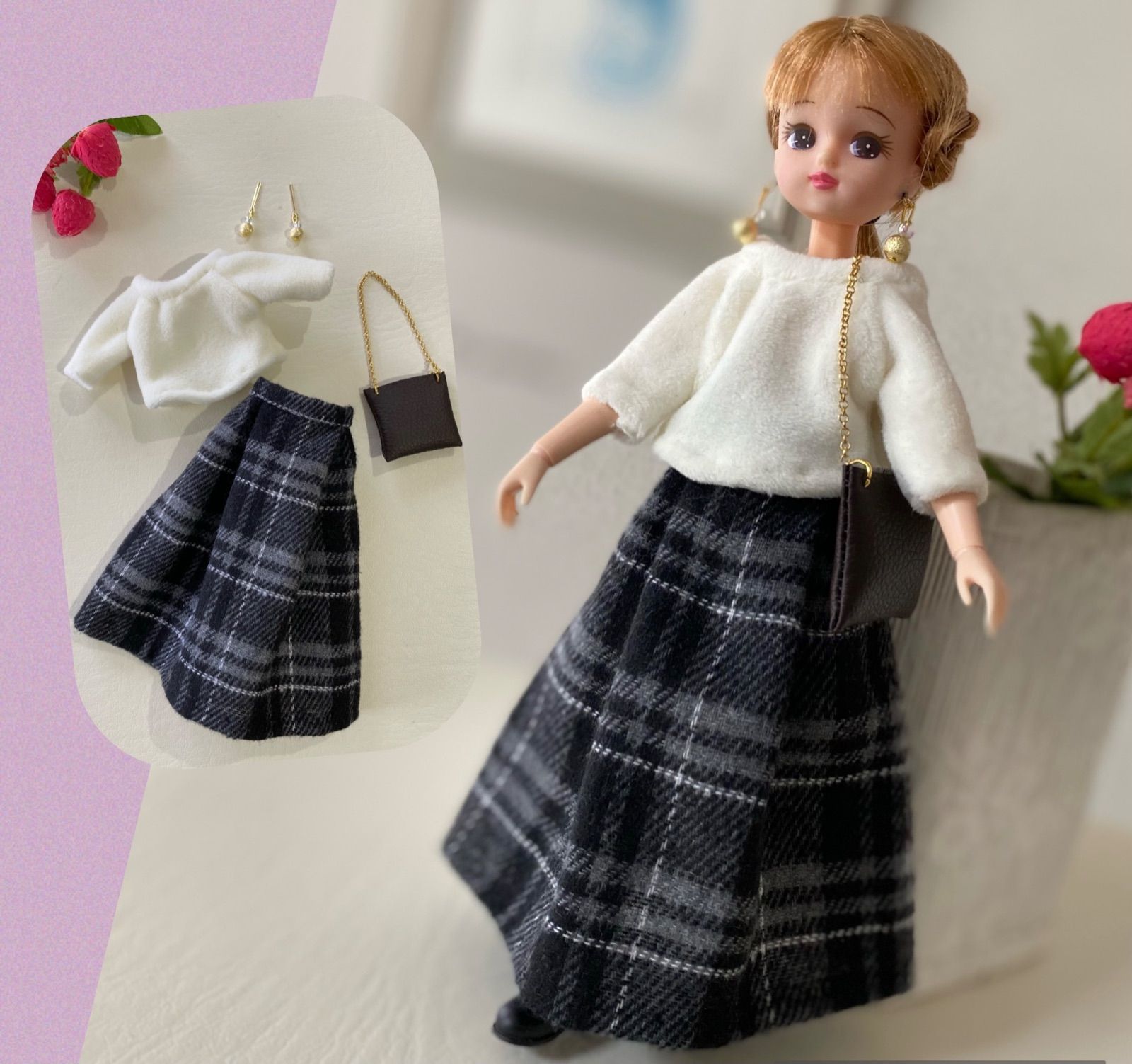 ユミンさま専用】 熱く リカちゃんのハンドメイドお洋服 ４点