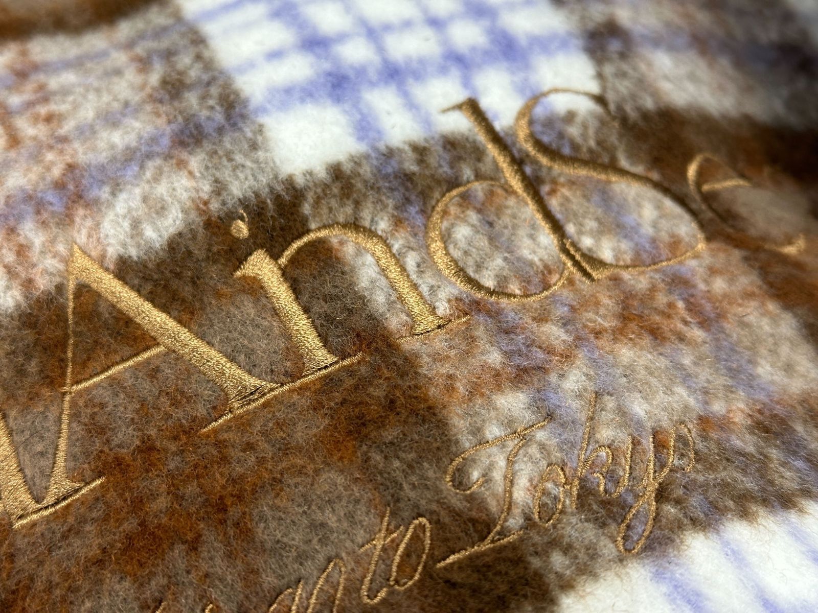 WIND AND SEA (ウィンダンシー) 23AW SHAGGY PLAID CPO SHIRT JACKET