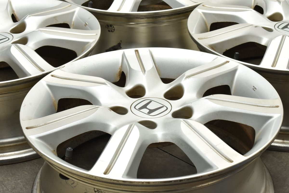 交換用に ホンダ RG1 ステップワゴン 純正 16in 6JJ 50 PCD114.3 4本セット アコード ジェイド 流用 ノーマル戻し スタッドレス用に