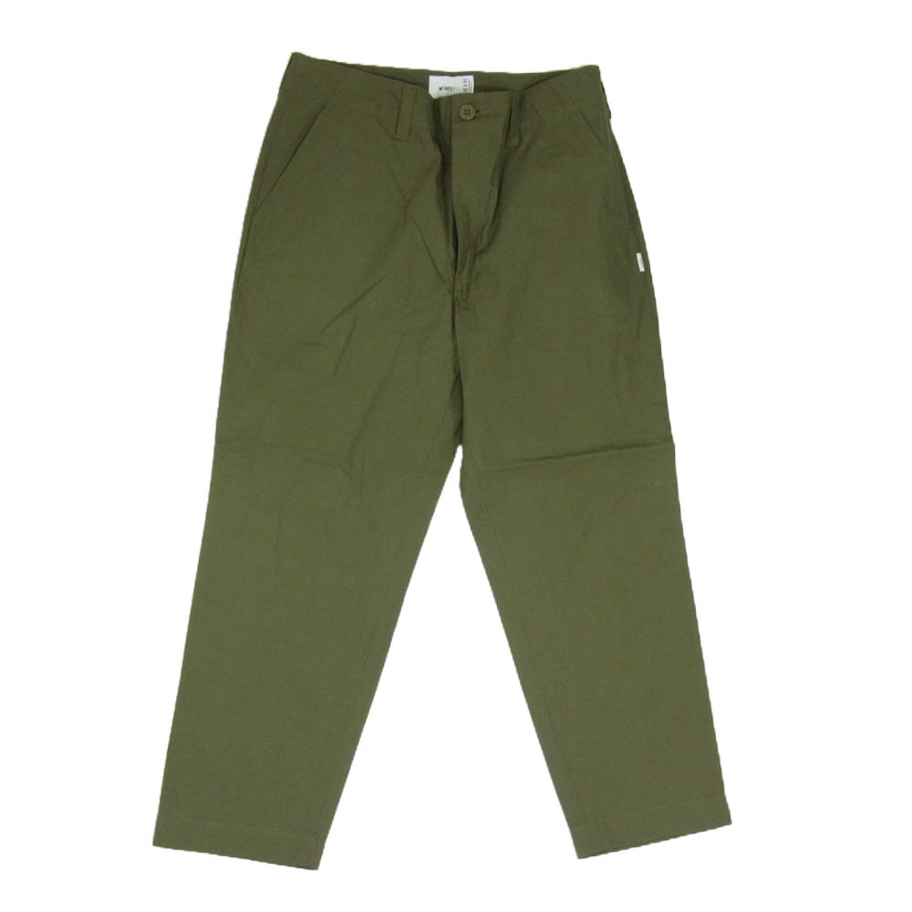 WTAPS ダブルタップス 21SS 211BRDT-PTM02 FAIRWAY TROUSERS COTTON.WEATHER フェアウェイ トラウザーズ コットンパンツ カーキ系 X01 新古品