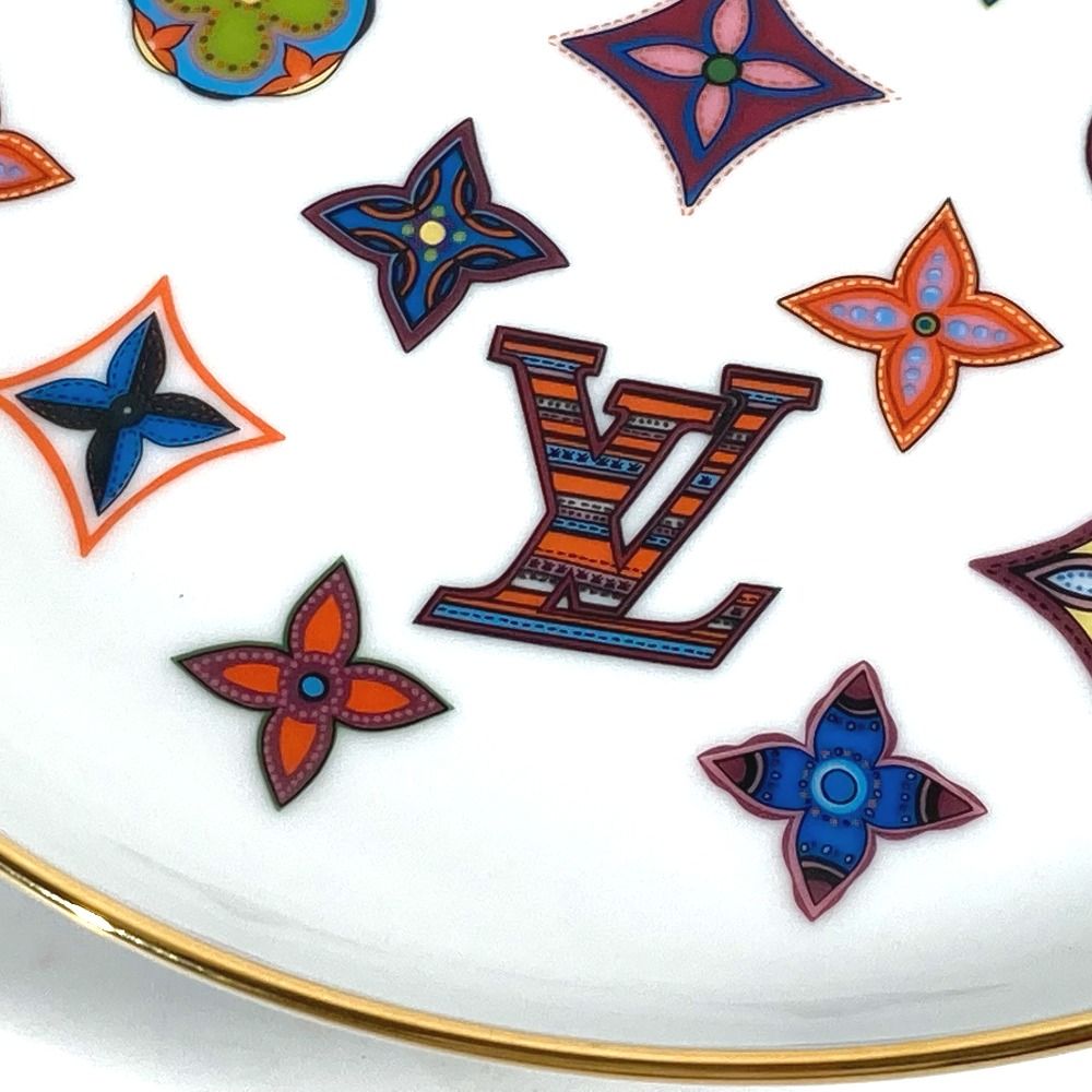 LOUIS VUITTON ルイヴィトン お皿 アシェット セット4 GI0875 陶器