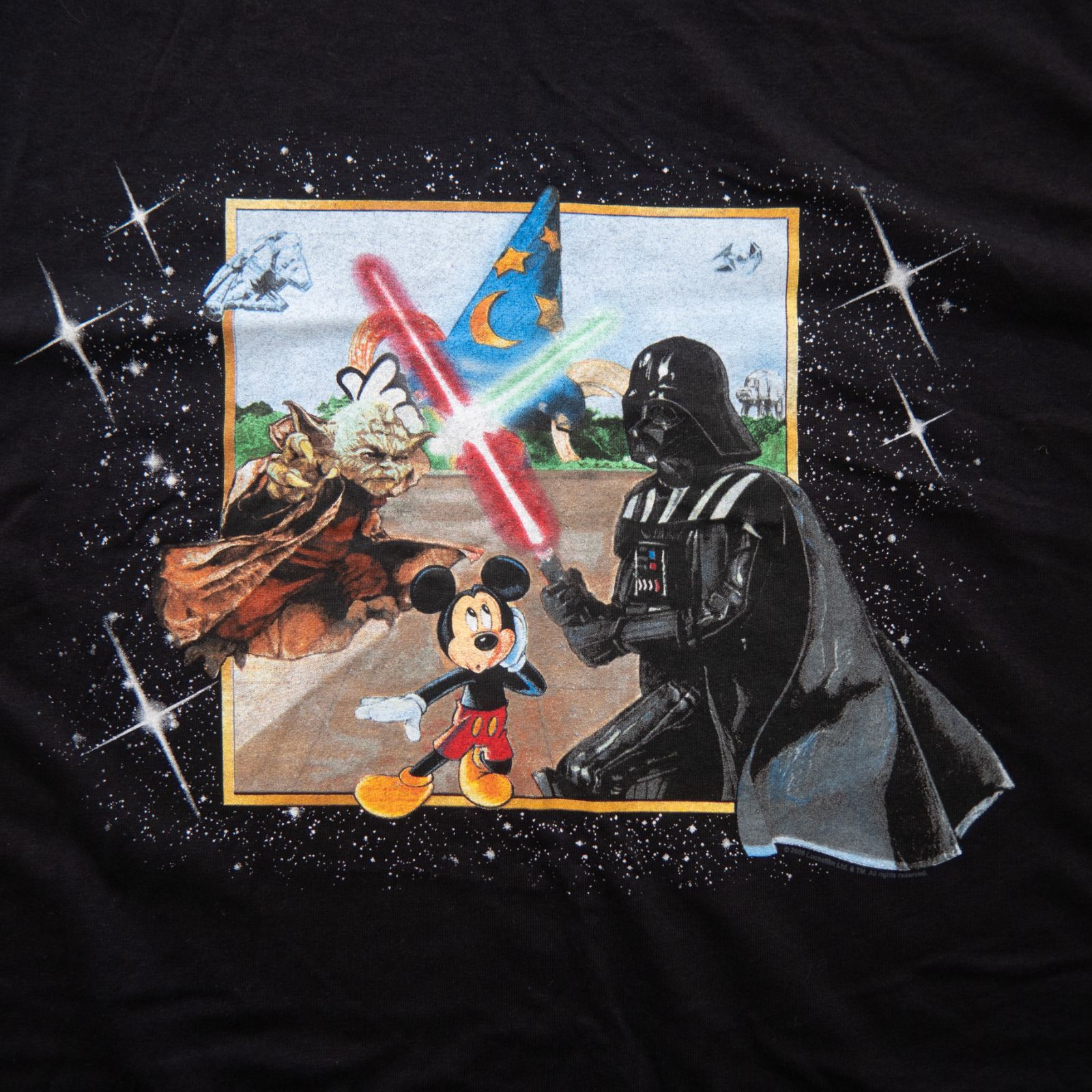 STARWARS Disney Tシャツ ヨーダ ミッキー Vintage Walt Disney World Star Wars Weekend T-shirt Yoda