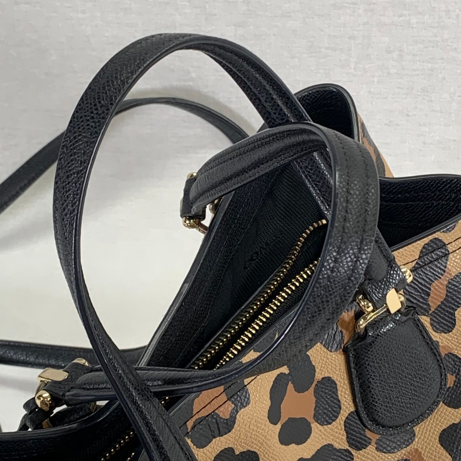 COACH コーチ レオパード 2WAYバッグ ヒョウ柄 34773 - メルカリ