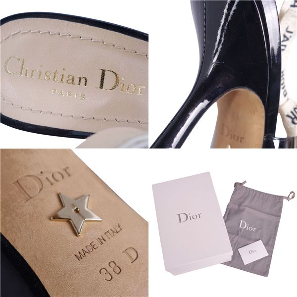 クリスチャンディオール Christian Dior パンプス バックストラップ