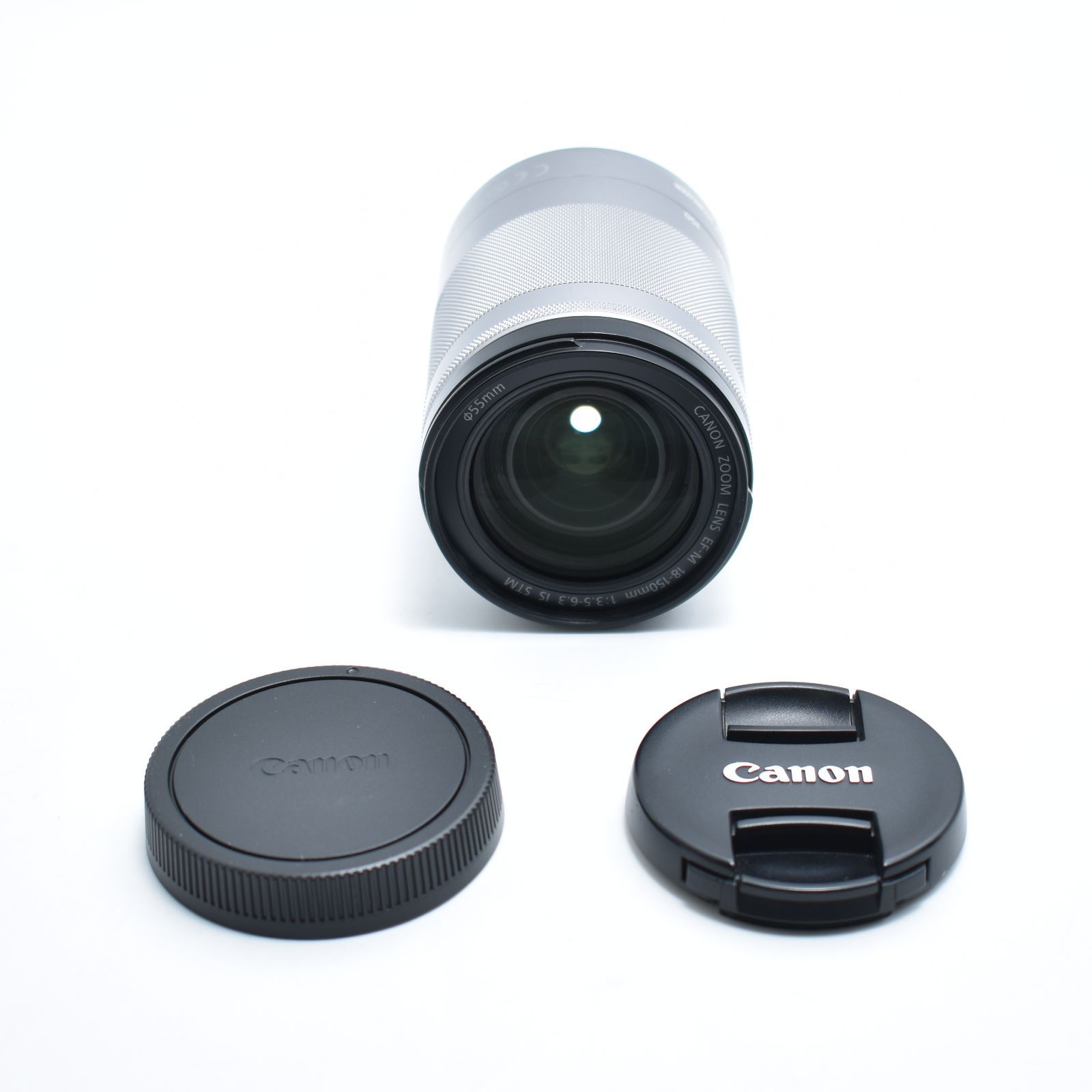 B 9834 Canon 望遠ズームレンズ EF-M18-150mm F3.5-6.3 IS STM ミラーレス シルバー EF-M18-150ISSTMSL