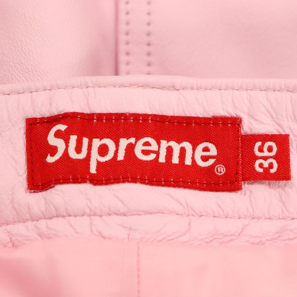 SUPREME (シュプリーム) 21AW Leather 5-Pocket Jean レザー 5ポケット