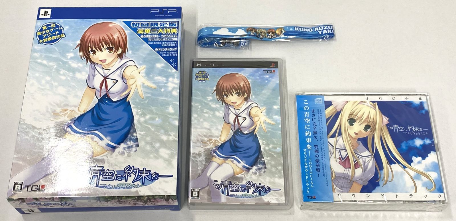 PSP ソフト / この青空に約束を-てのひらのらくえん DXパック 中身未開封 /