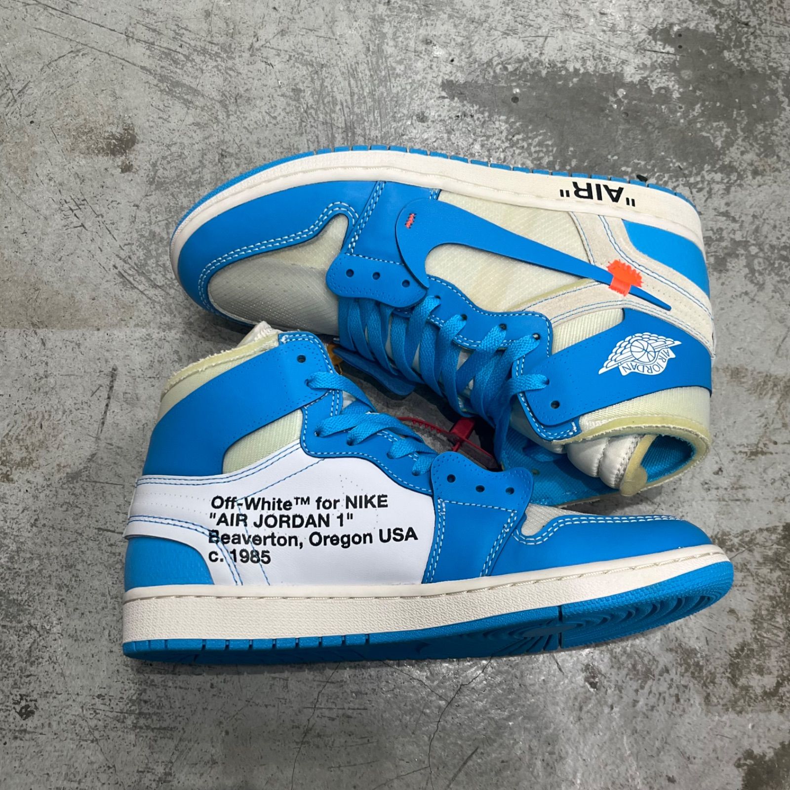 未使用品 Off-White NIKE Air Jordan 1 High UNC コラボ