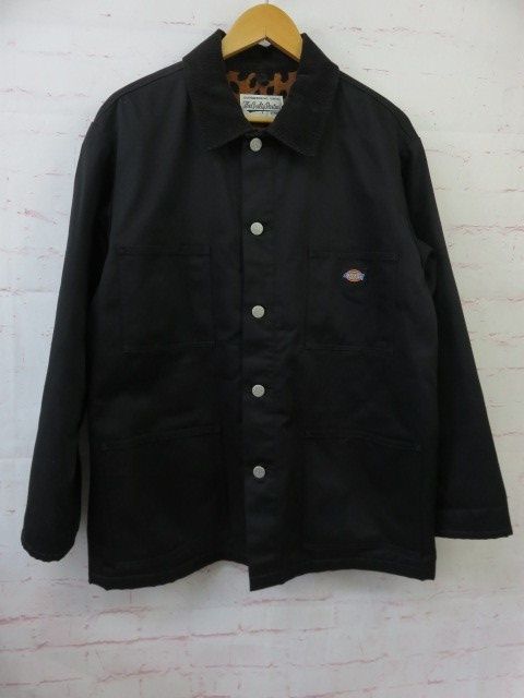 WACOMARIA&DICKIES カバーオール Mサイズ黒（中古】WACKO MARIA 