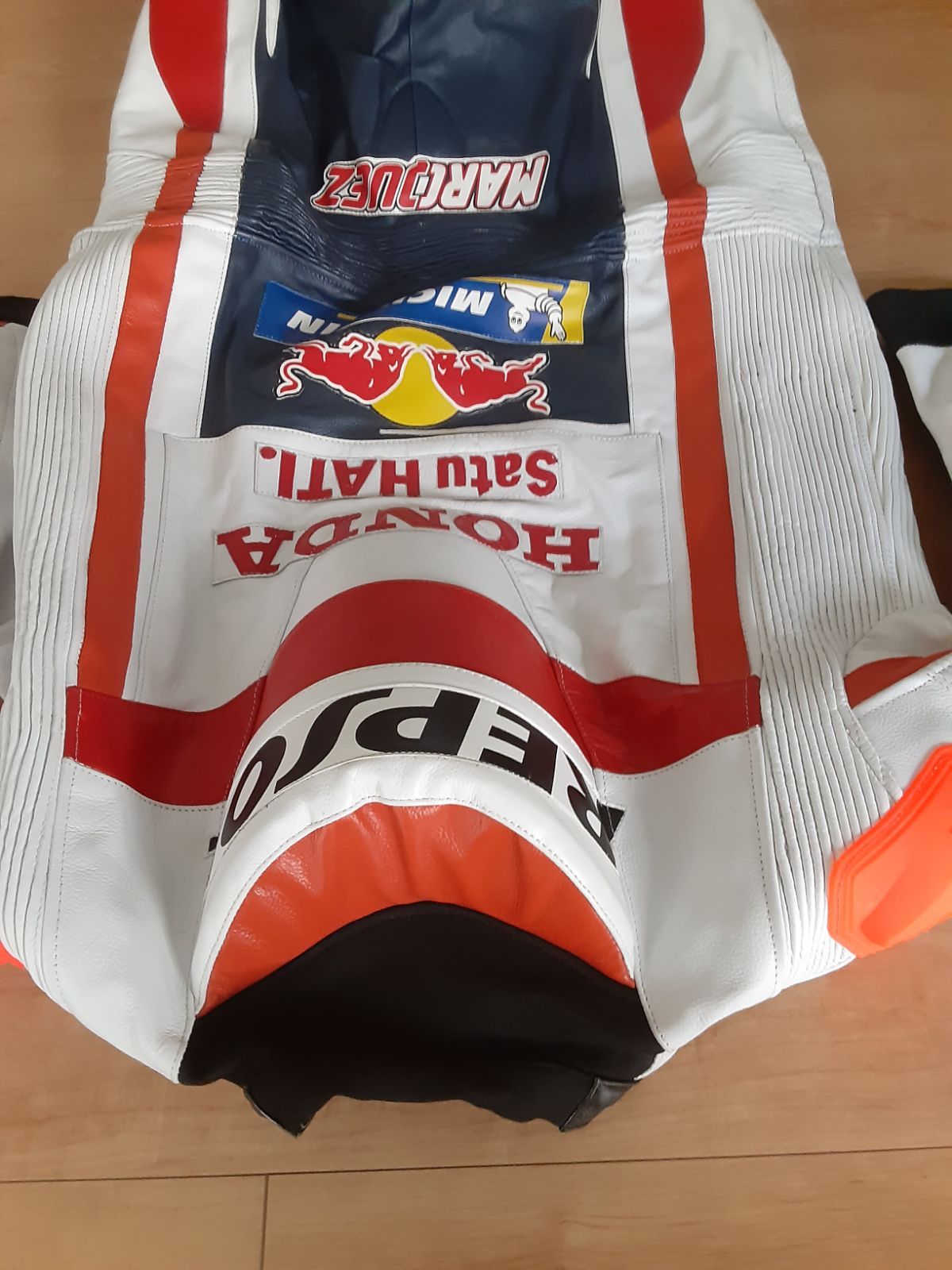 海外 Marc Márquez マルク・マルケス 本革 レーザー レーシング