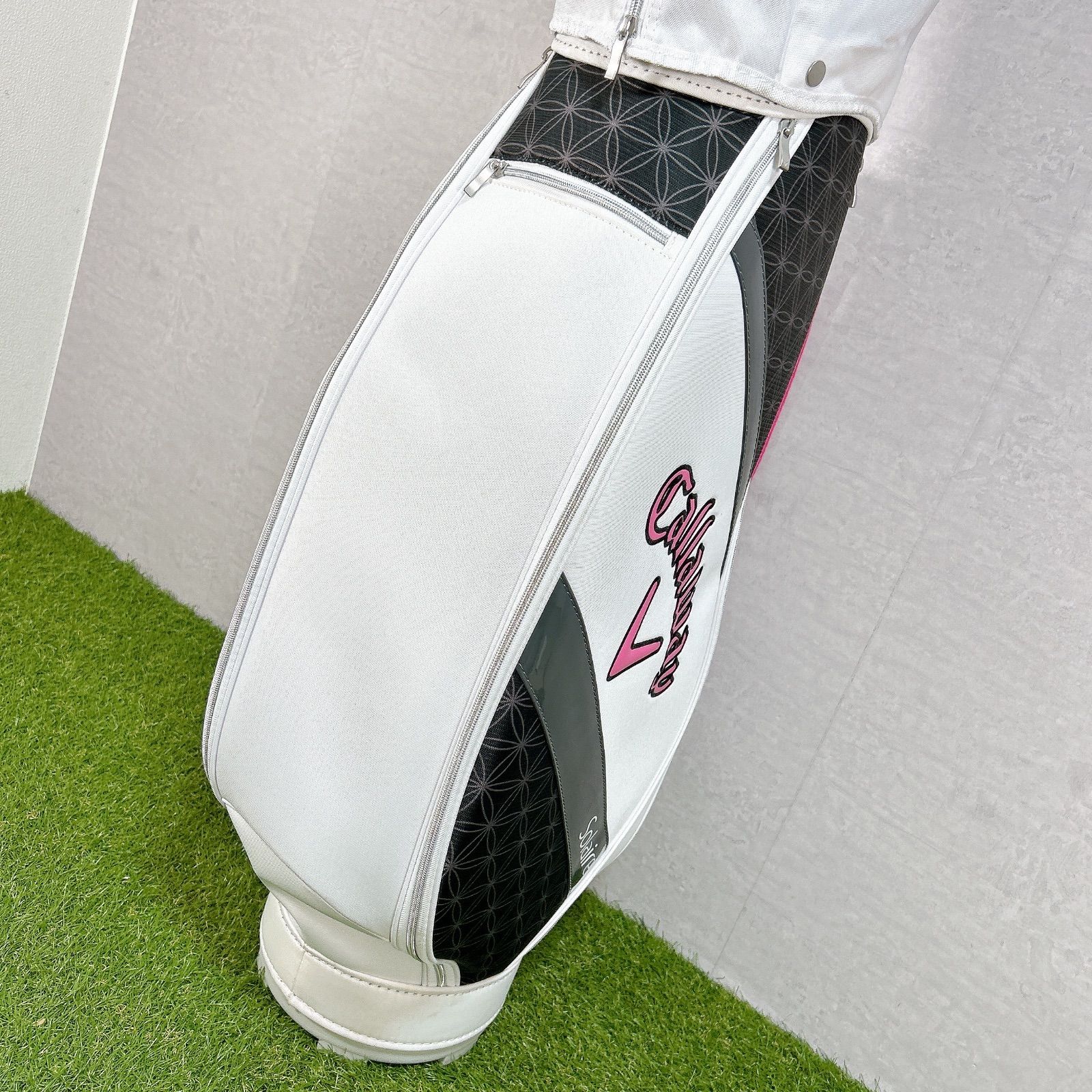 くる　キャロウェイ ゴルフ クラブセット レディース　女性　初心者　L 白 キャロウェイ ゴルフ クラブセット レディース 女性用 初心者 L 白