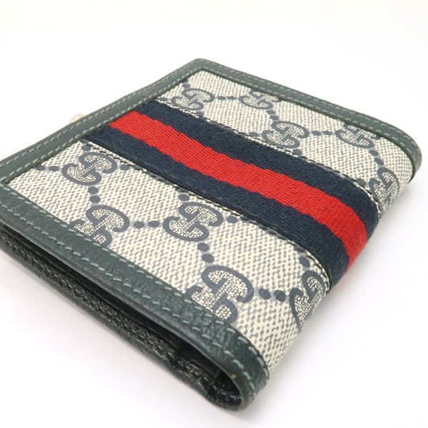 GUCCI コンパクトウォレット 035.150 シェリーライン がま口 2つ折り