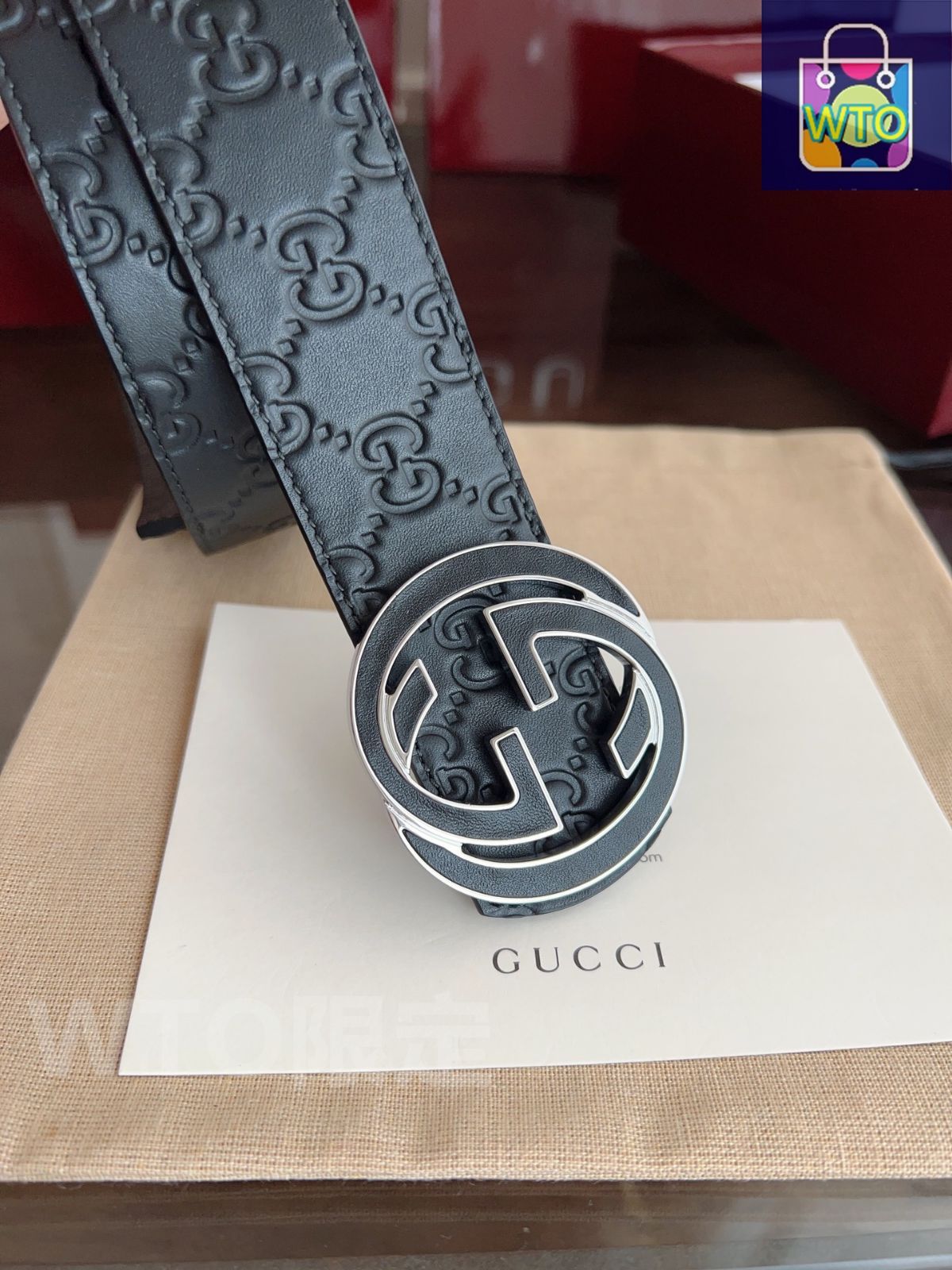 今日特価】Gucci ダブル G バックルニューベルト - メルカリ