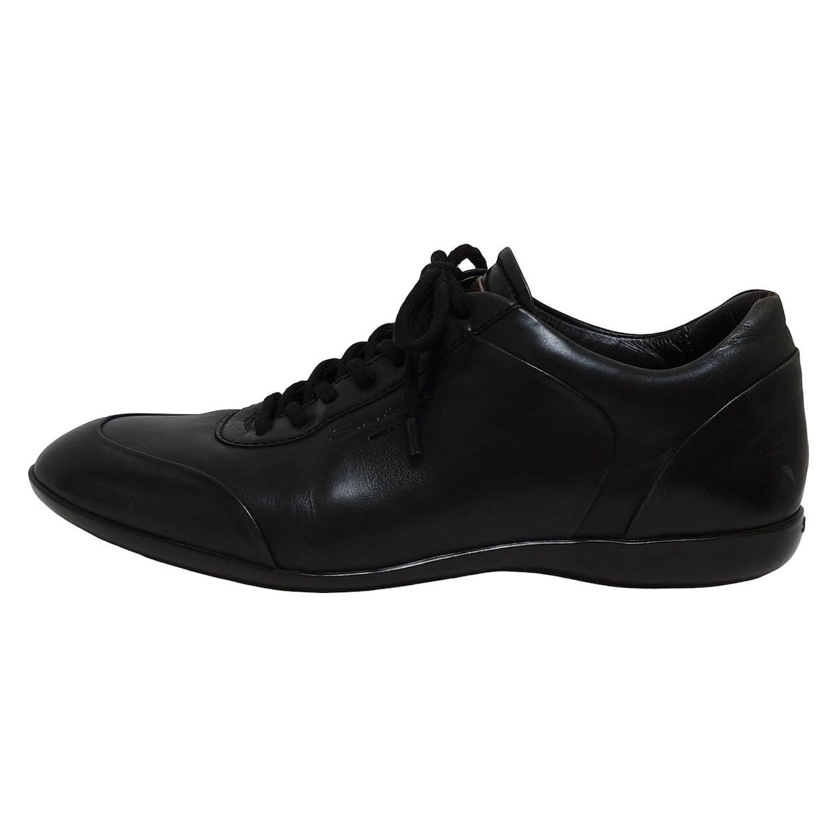 SANTONI サントーニ シューズ 7 メンズ - 黒 インソール取外し可 レザー