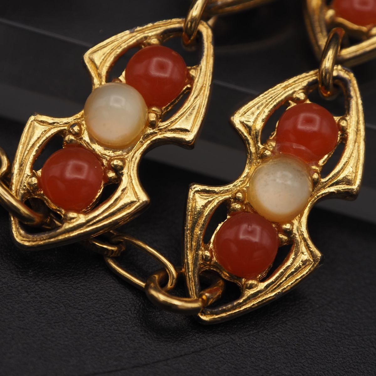 【vintage】Miracle ミラクル　ネックレス　イヤリング　セット売り B822 イギリス ヴィンテージ MIRACLE ミラクル ネックレス