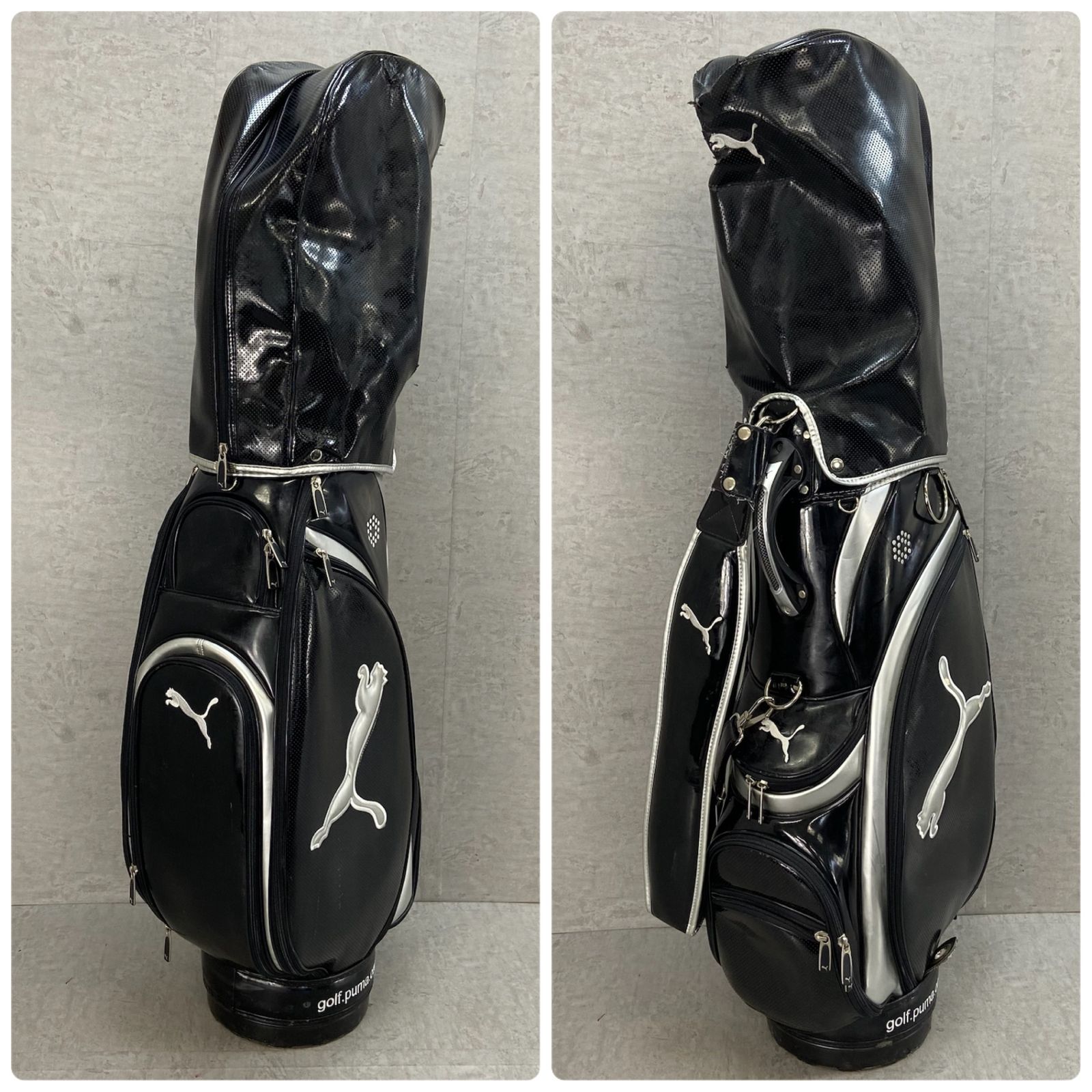 アダムスゴルフ☆ADAMS GOLF☆3点式☆キャディ-バック☆黒
