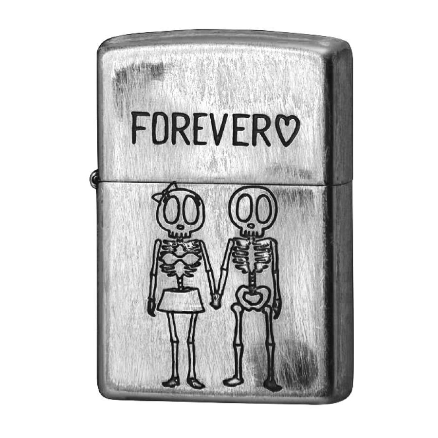 高速配送 ZIPPO Zippo FOREVER 骸骨 未使用 agapeeurope.org