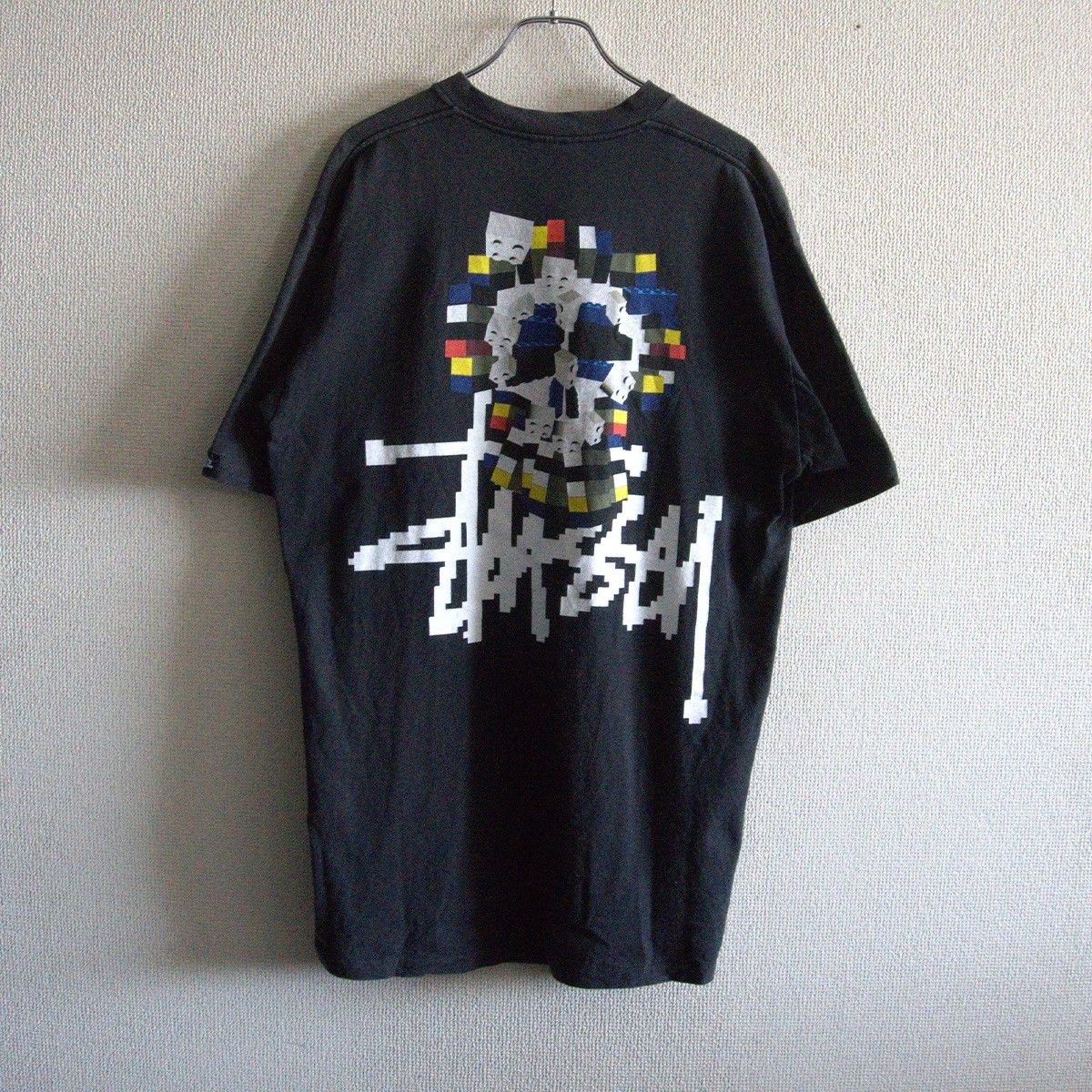 00S】OLD STUSSY【スカルプリント Tシャツ】L ステューシー オールド 