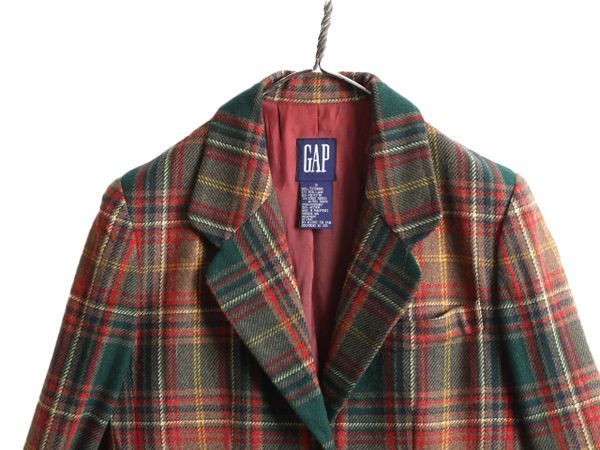 お得なクーポン配布中!】 デッドストック 90s OLD GAP チェック ウール ...