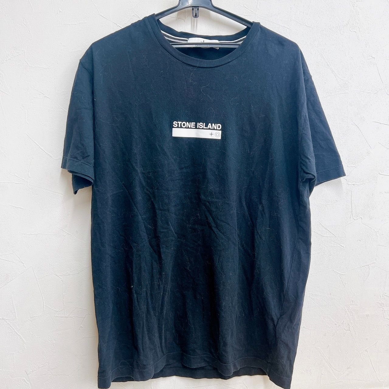 STONE ISLAND Tシャツ　ブラック　サイズL  74152NS55　AIDA240591448