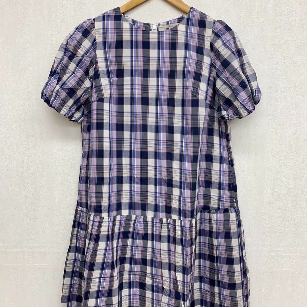 m4939 ローズティアラ Rose Tiara チェック柄 ワンピース