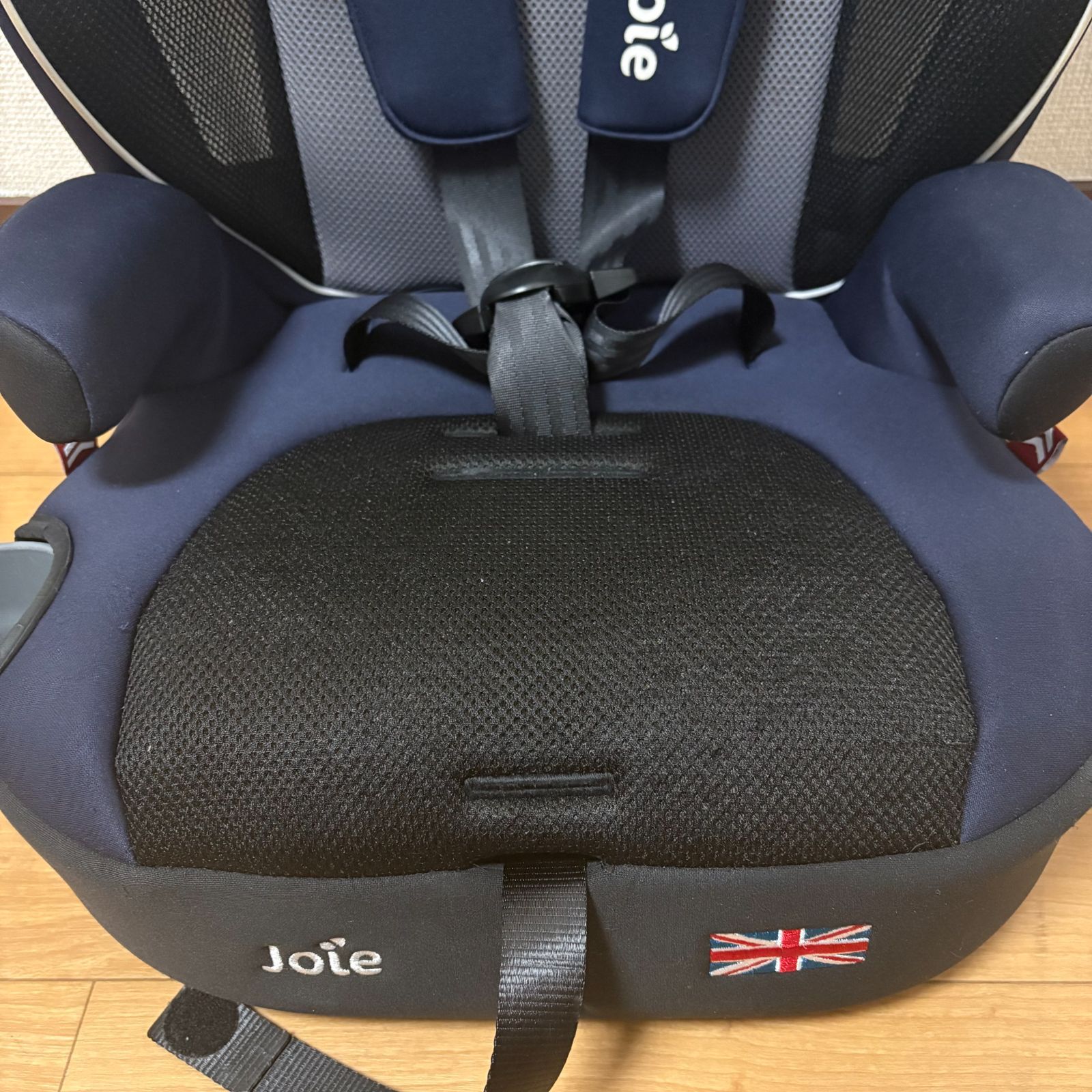 Joie ジョイー エレベート ジュニアシート ネイビー Joie チャイルドシート エレベート フルカバー クッション付