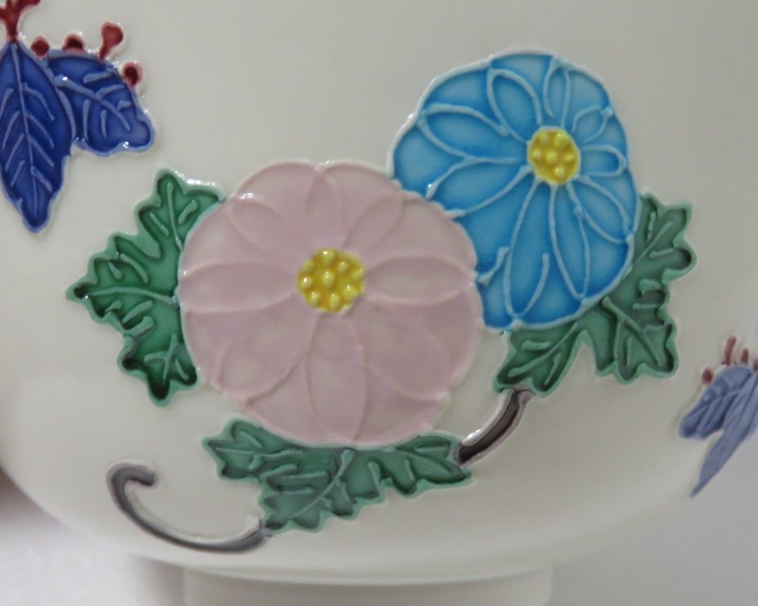 (新品)中村翠嵐作　白交趾菊桐茶碗 茶道具さくら🌸 白交趾 菊桐茶盌 中村翠嵐 - メルカリ