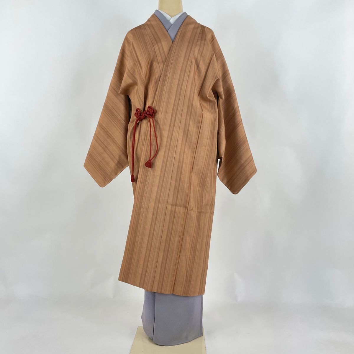 道中着 身丈119.5cm 裄丈70.5cm 正絹 名品 【中古】（訪問着 身丈166.5  