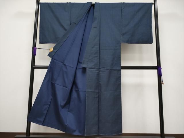 平和屋着物○男性 本場大島紬 アンサンブル 80亀甲 総詰め 長羽織 羽裏：