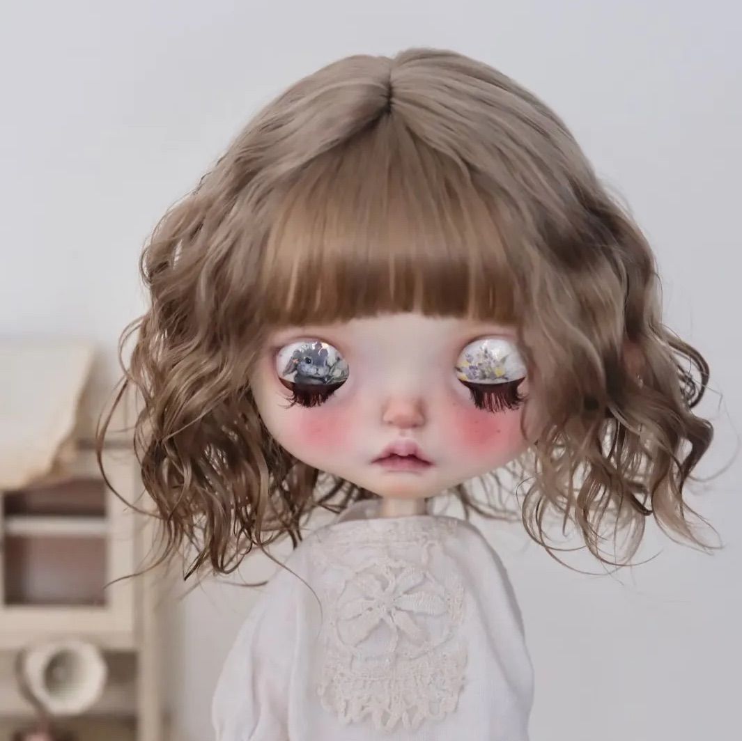 ブライス ウィッグ モヘアウィッグ 海外作家 ウェーブ デザインボブ