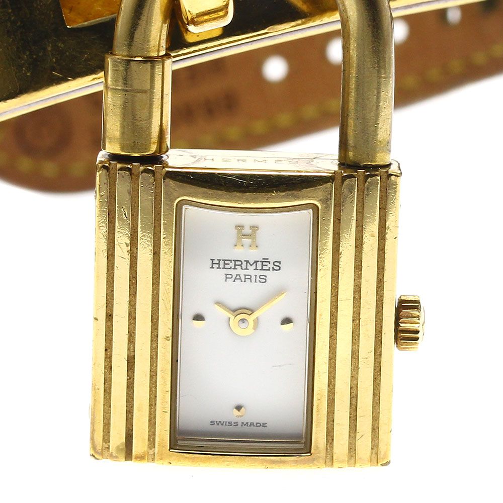 エルメス HERMES ケリーウォッチ クォーツ レディース保証書付き_893055