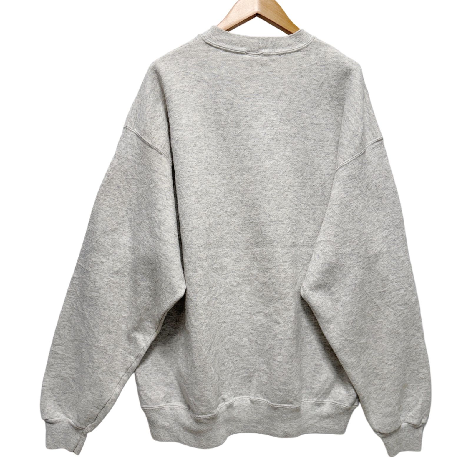 美品 90s USA製 Hanes ヘインズ グレー 無地 スウェット XL 90s Hanes ヘインズ 無地スウェット 杢グレー系 メンズM位 裏